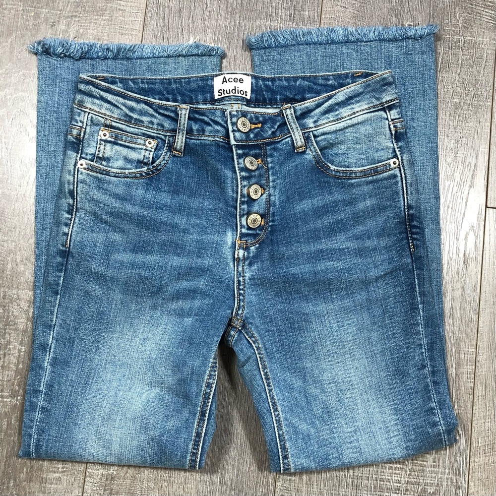 ACNE STUDIOS TAGS WITH ERRORS Women’s Straight Leg Jeans Size 27 - Picture 6 of 8